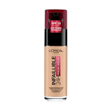 Fluid Makeup Basis Infaillible 24H L'Oreal Make Up (30 ml) (30 m) (30 ml)
